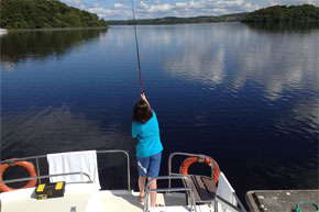 Shannon Boat Hire Gallery - There has to be a fish in there somewhere.