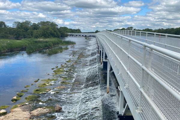 Shannon Boat Hire Gallery - Weir nearly there....