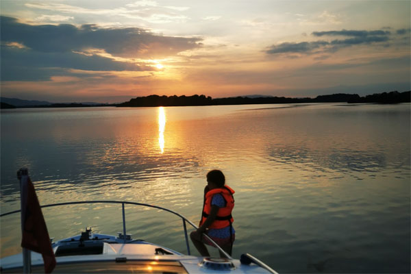 A beautiful sunset on Lough Erne