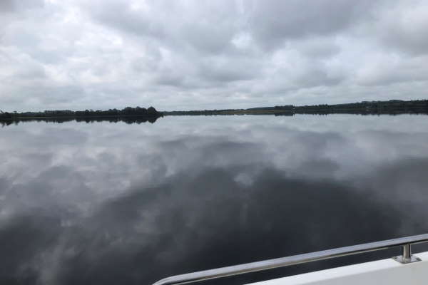 Shannon Boat Hire Gallery - Crossing Lough Ree on a Classique Cruiser