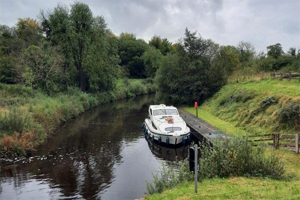 Moored on the Shannon-Erne waterway