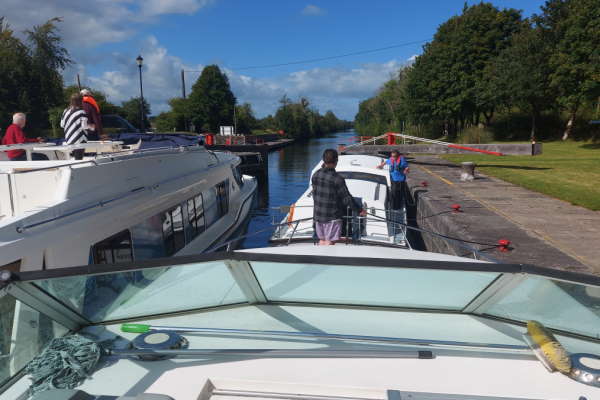 Going through a lock on a Silver Crest