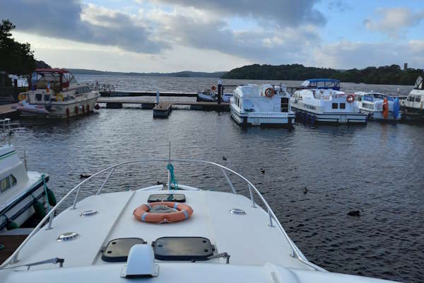Moored on lough Key on a Consul