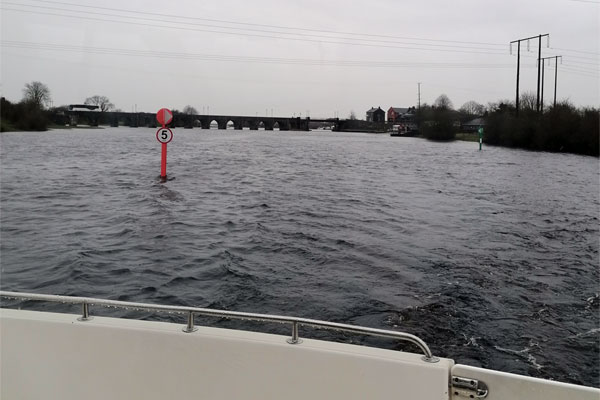 High water in March near Carrick-on-Shannon