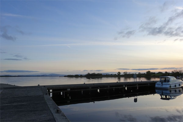 Moored up on Lough Derg