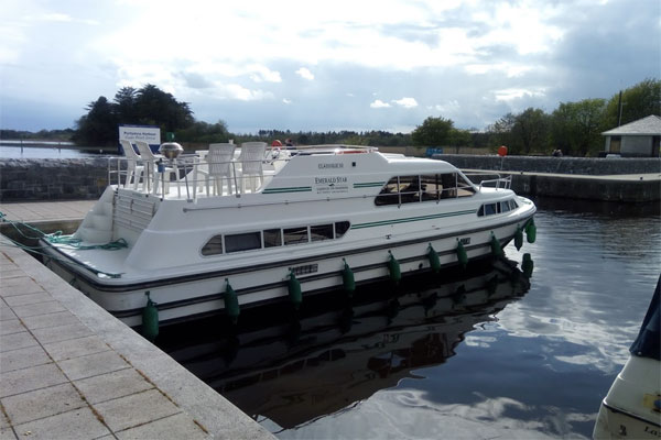 Shannon Boat Hire Gallery - Moored at Portumna Harbour