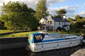 At a lock on the Shannon-Erne waterway