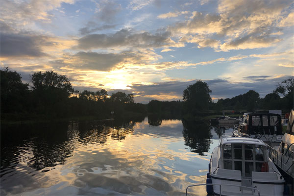 A beautiful evening on the Shannon