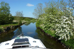 A leisurely cruise on the canal