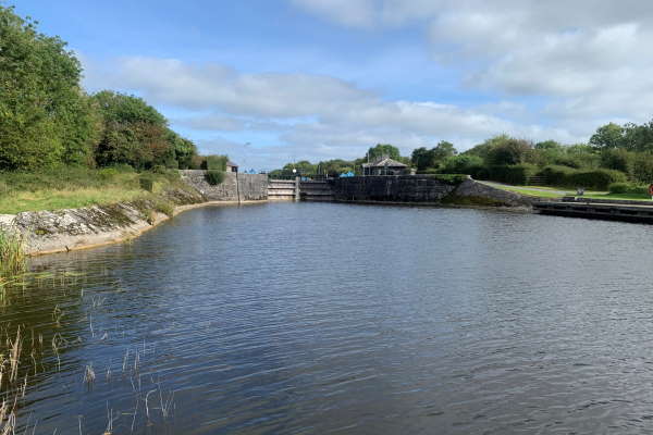 Coming up to a lock