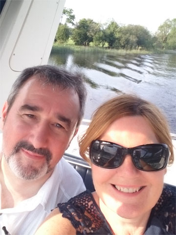Brian and Yvonne Downey of Shannon River