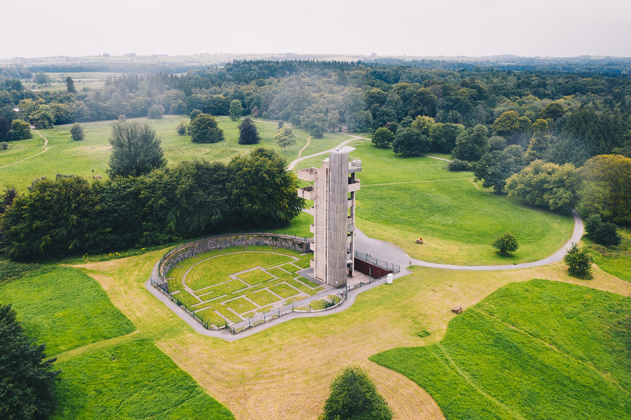 Moylurg Tower at lough Key forest park.