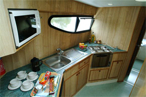 The Galley on the Caprice.