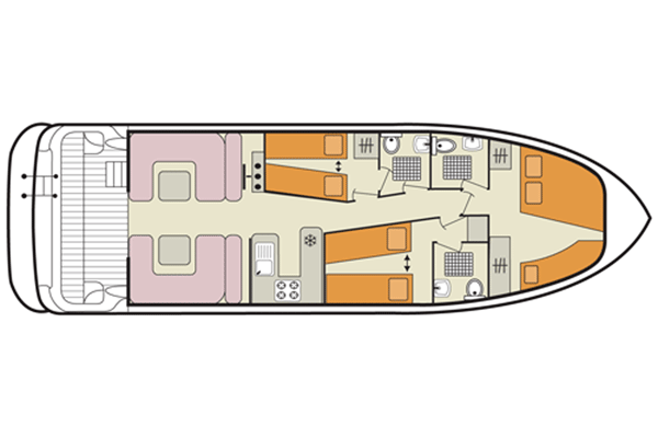 Plan of the Elegance Cruiser.