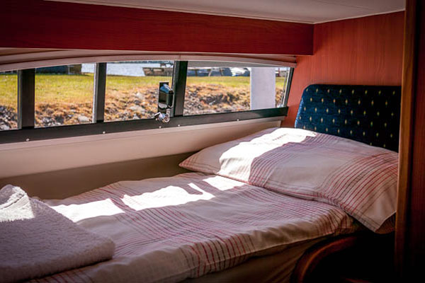 Sleeping Cabin on the Inver Empress Hire Cruiser