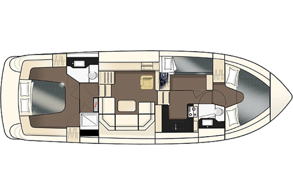 Layout plan of the Inver Empress Hire Cruiser