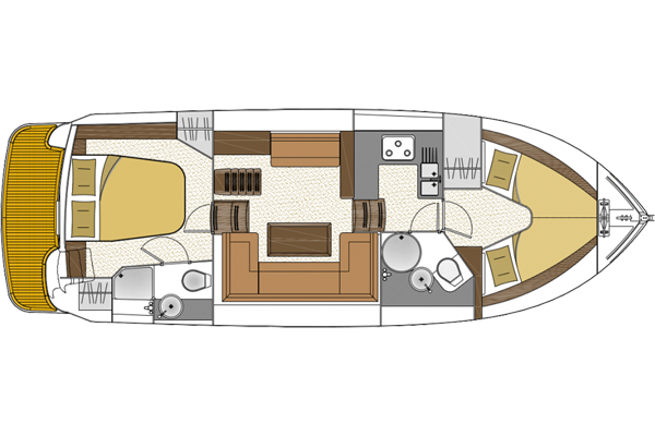Layout of the Inver King hire cruiser