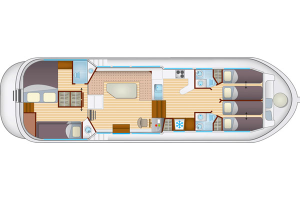 Plan of the P1400 Flying Bridge