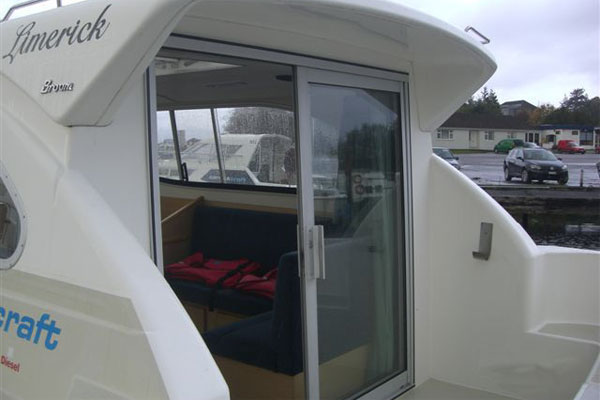 The aft deck on the Limerick Class Cruiser.