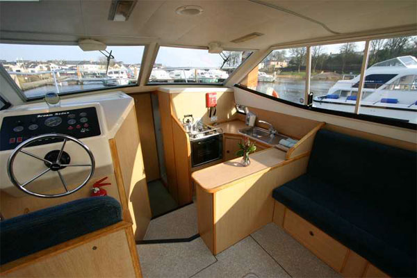 The Galley on the Limerick Craft Cruiser.