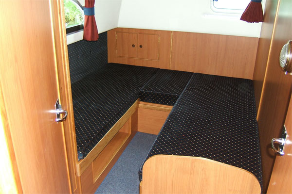 The Aft Cabin on the Roscommon Cruiser.