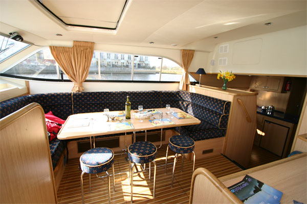 The Saloon on the Roscommon Class Cruiser.