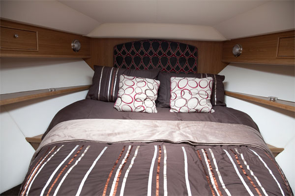 Forward Cabin on the Silver Ocean Hire Cruiser