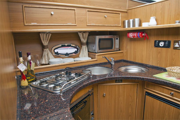 Galley on the Silver Ocean Hire Cruiser