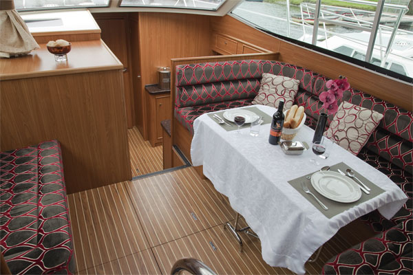 The Saloon on the Silver Ocean Cruiser