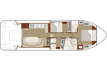 Plan of the Sixto hire boat