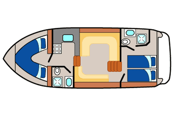 Layout of the Silver Spray Cruiser.