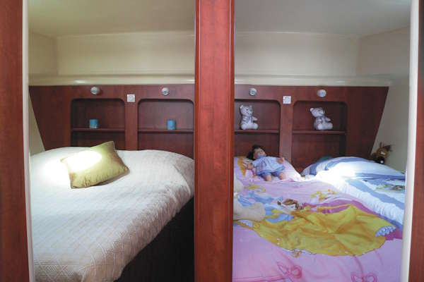 2 forward cabins on the Cavan Class cruiser.