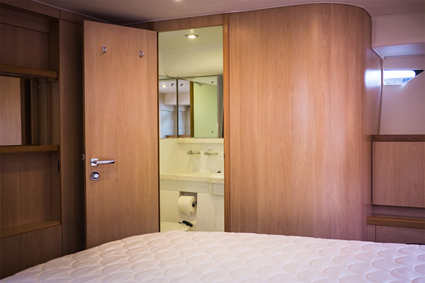 Sleeping Cabin on the Inver Queen Hire Cruiser