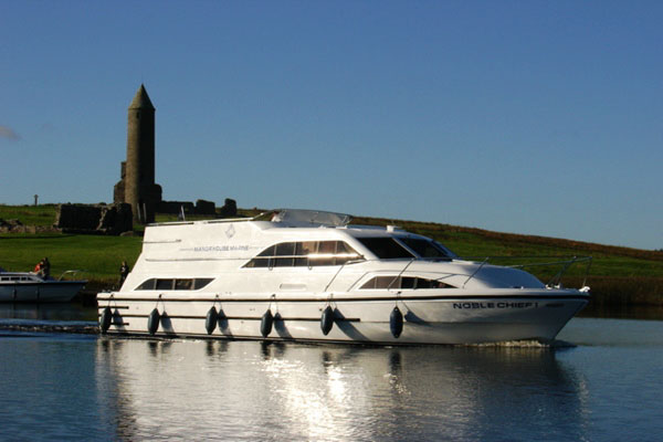 The Noble Chief Hire Boat at Devinish Island