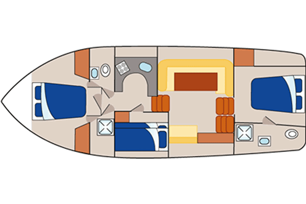 Plan of the Silver Ocean Cruiser.