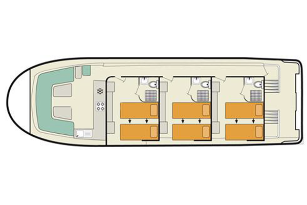 Vision Cruiser for hire Ireland - Plan.