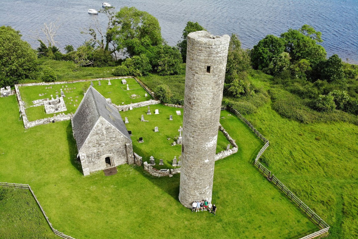 Holy Island on Lough Derg