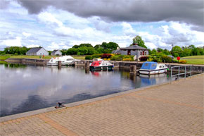 Mooring at the Boyle River, about 20 minutes walk from Boyle town.