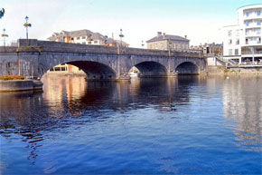 One of the bridges at Athlone on the Shannon River