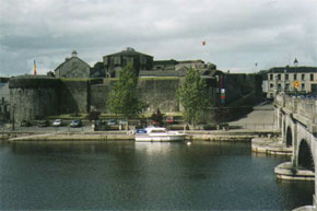 Athlone Castle from the Shannon River