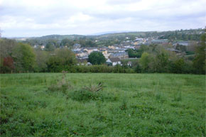 Up on a hill overlooking Ballinamore