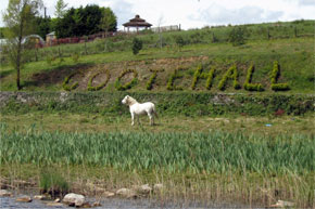 Cootehall Village on the Shannon River Ireland