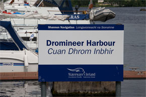 Dromineer harbour sign - in case you don