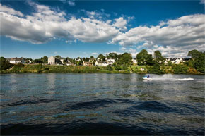 Jet skiing on Lough Derg