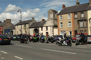 Motorcycle run at Lisnaskea