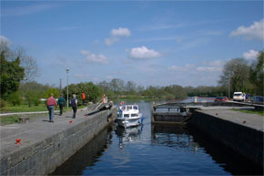 Boats Entering Roosky lock