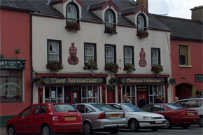 The village of Belleek on Lough Erne