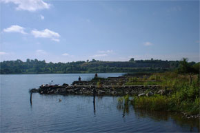 Anglers at Lough Scur near Keshcarrigan