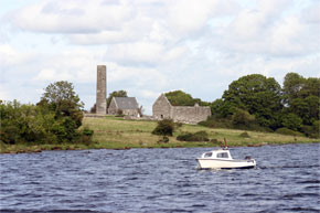 Holiy Island on Lough Derg near Kilgarvan