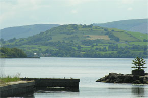 Lough Derg viewed from Mountshannon Harbour